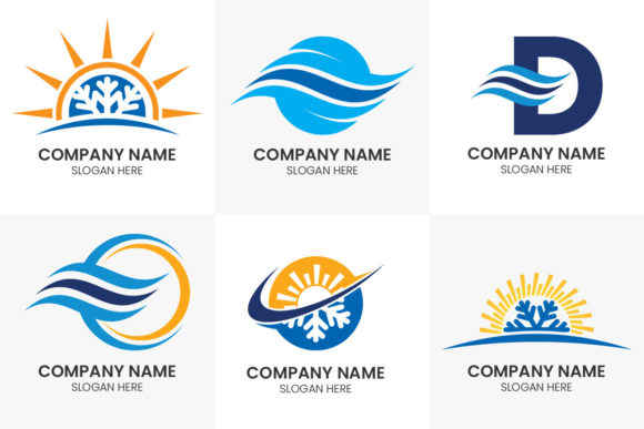 Mastering Climate Branding: The Logotype Hot and Cold Symbol