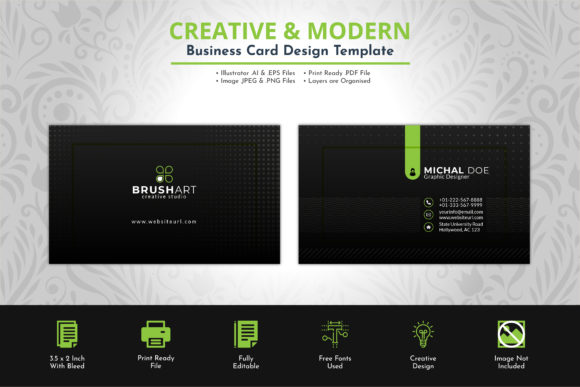 Mastering Your First Impression with a Black Business Card Design Template