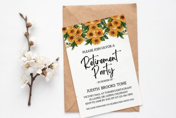 Simplify Your Send-Off: A Modern Retirement Party Flyer Template