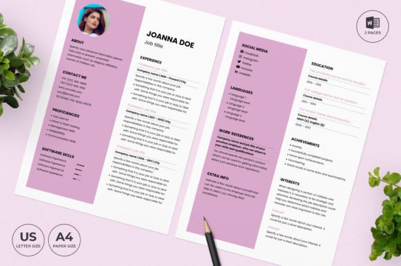 Wedding Planner Resume Template CV: Your First Impression